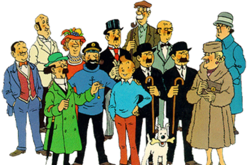 Sección de personajes